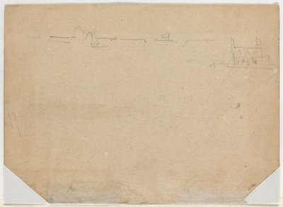 ルーフライン [裏面] 作： Winslow Homer