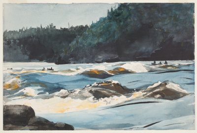ローワーラピッズ、サグネ川 作： Winslow Homer