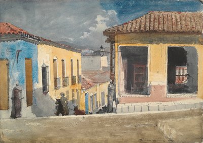 サンティアゴ デ クーバ: ストリート シーン 作： Winslow Homer