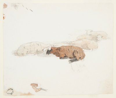 羊の休息 作： Winslow Homer