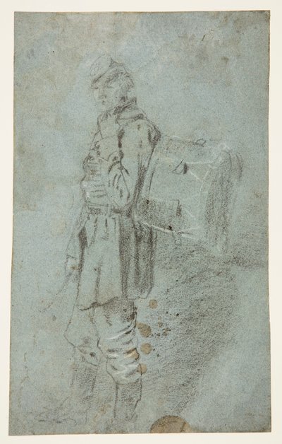 ドラマーの側面図 作： Winslow Homer