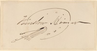 シグネチャー・イン・パレット 作： Winslow Homer