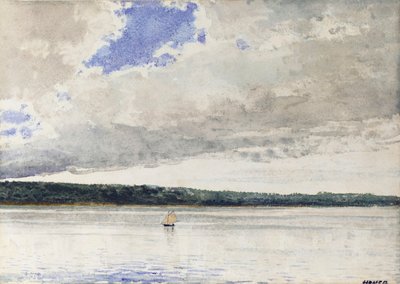 小さなスループ、1880 作： Winslow Homer