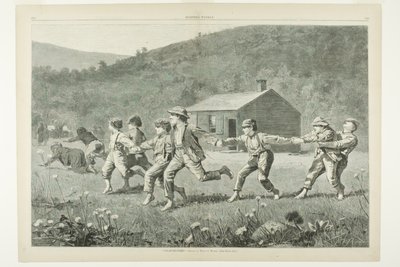 「スナップ・ザ・ウィップ 作： Winslow Homer