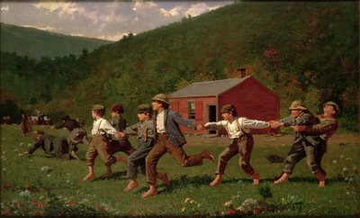スナップ・ザ・ウィップ 作： Winslow Homer