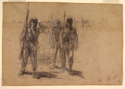 兵士掘削 作： Winslow Homer