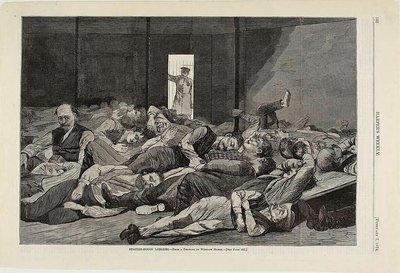 駅舎下宿人 作： Winslow Homer