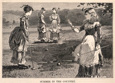 田舎の夏（1869年7月10日付『アプレトンズ・ジャーナル・オブ・ライティング、サイエンス、アート』より 作： Winslow Homer