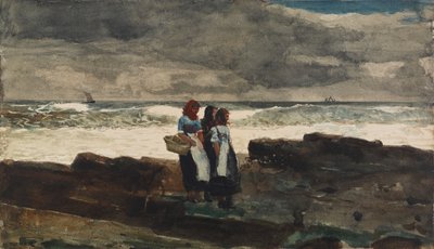 太陽と雲」1882年 作： Winslow Homer