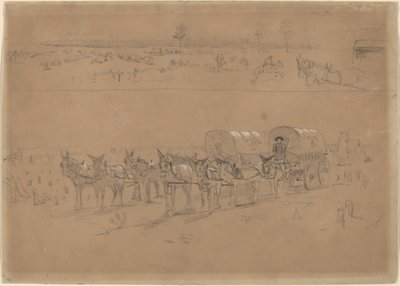 補給列車 作： Winslow Homer