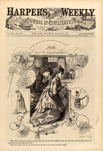 第10の戒め（1870年3月12日号『Harper