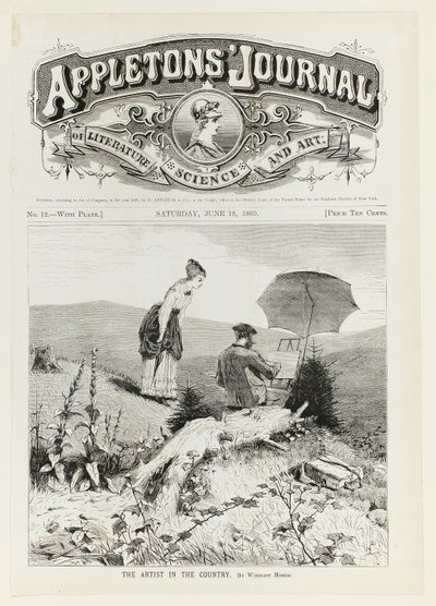 田舎のアーティスト 作： Winslow Homer