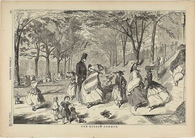 ボストン・コモン 作： Winslow Homer
