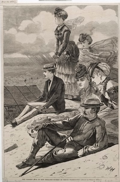 ニューイングランドで最もクールなスポット-ワシントン山頂 作： Winslow Homer