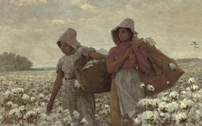 コットンピッカー、1876 作： Winslow Homer