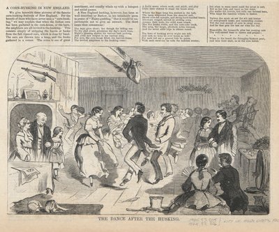 ハスキング後のダンス、ハーパーより 作： Winslow Homer