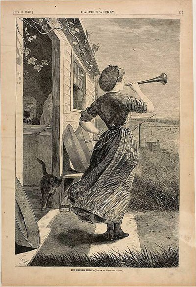 ディナー・ホーン 作： Winslow Homer