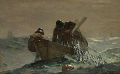 ザ・ヘリング・ネット 作： Winslow Homer