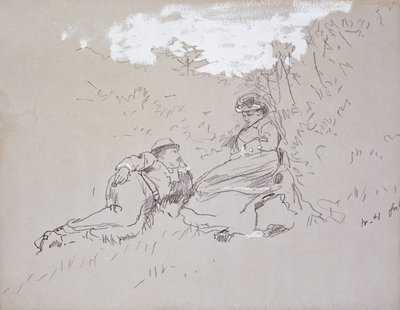 新婚旅行、1875 作： Winslow Homer