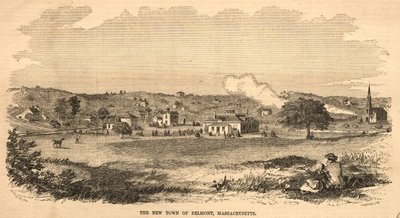 ベルモントの新市街、マサチューセッツ州、1859年。 作： Winslow Homer