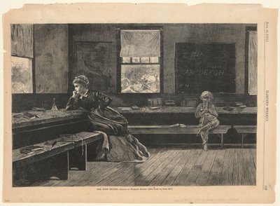 ハーパーの正午の休息 作： Winslow Homer
