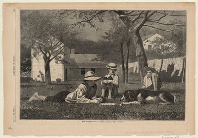 ハーパーのヌーニング 作： Winslow Homer