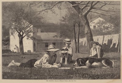 1873年に出版された「ヌーン」。 作： Winslow Homer