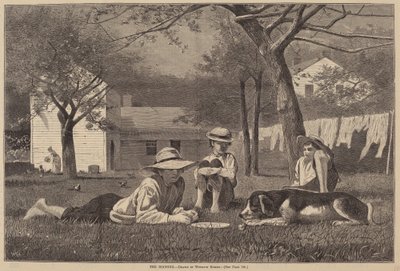1873年に出版された「ヌーン」。 作： Winslow Homer