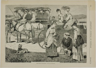 ピクニック・エクスカーション 作： Winslow Homer