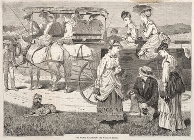 ピクニックエクスカーション、1869年。 作： Winslow Homer