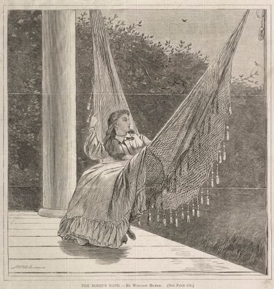 ロビンズノート、1870年。 作： Winslow Homer