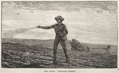 種をまく人 作： Winslow Homer