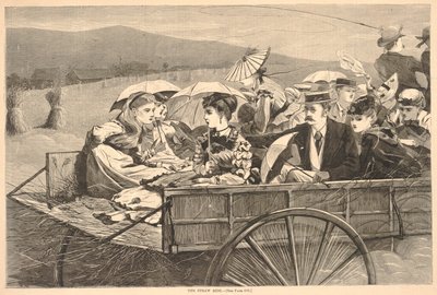 麦わら一味』（1869年9月25日付『ハーパーズ・バザール』より 作： Winslow Homer