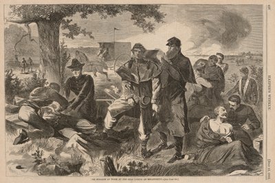 ハーパーの婚約中に後部で働く外科医 作： Winslow Homer