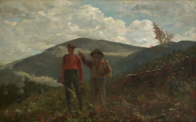 2つのガイド、1877 作： Winslow Homer
