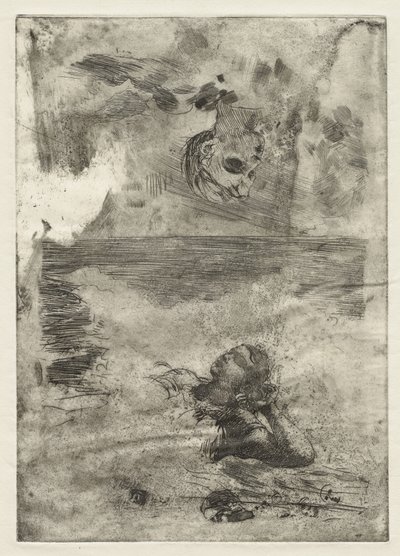 2つの首長、「アンダートウ」の後に学ぶ、1886年頃、1967年頃 作： Winslow Homer