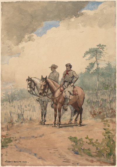 2人のスカウト 作： Winslow Homer