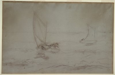 2 つのスループ セーリング 作： Winslow Homer