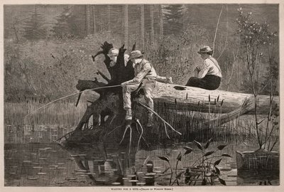 一口を待つ 作： Winslow Homer