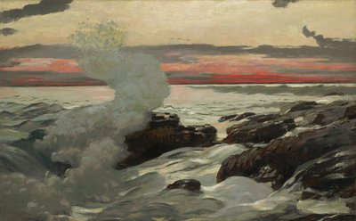 ウェストポイント、プルーツの首、1900年 作： Winslow Homer