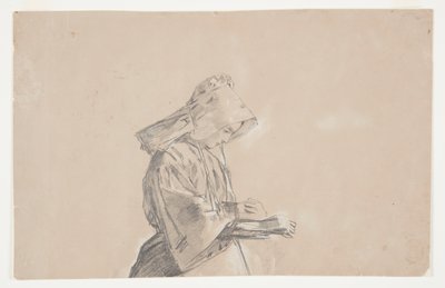 サンボンネットの女性 作： Winslow Homer