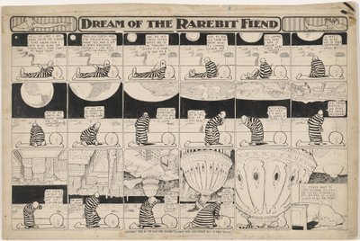 レアビット・フィーンドの夢：ワシントンがやってくる 作： Winsor McCay