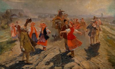 オレル近くのブライダル行列 作： Wladimir Jegorowitsch Makowski