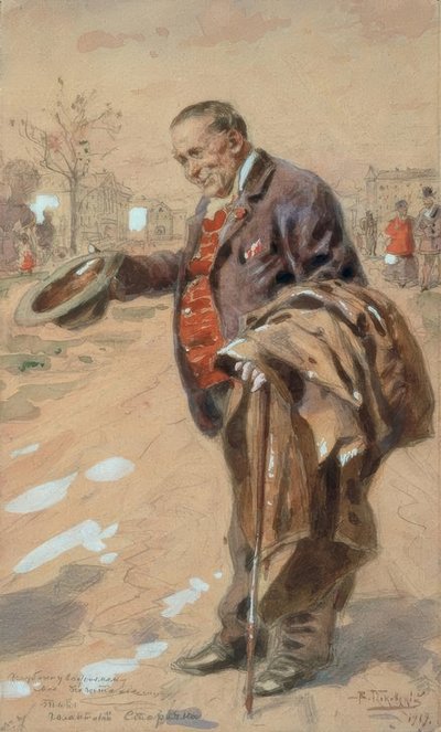 勇敢な年配の紳士 作： Wladimir Jegorowitsch Makowski