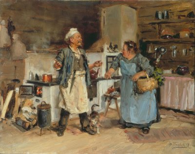 キッチンでの紛争 作： Wladimir Jegorowitsch Makowski