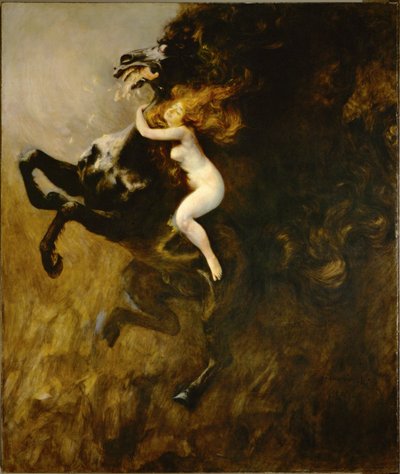 フレンジー（キャンバスに油彩） 作： Wladyslaw Podkowinski