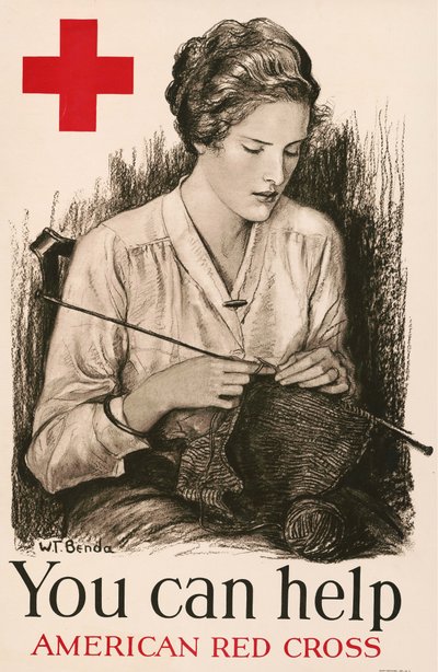 You can help - American Red Cross , 1918. 作： Wladyslaw Theodor Benda