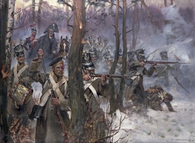 1912年1831年2月25日、ワルシャワのオルシンクグロホフスクの戦い 作： Wojciech Kossak