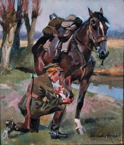 傷口のドレッシング 作： Wojciech Kossak