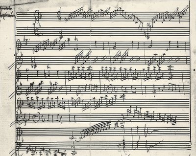 音楽サイン 作： Wolfgang Amadeus Mozart